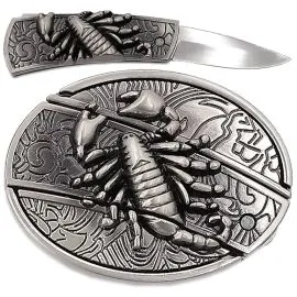 Belt Buckle Wholesaler - Scorpion Knife Belt Buckle