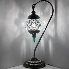 Wholesale Moonlight Swan Neck Handmade Mosaic Glass Lamps