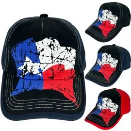 Wholesale Texas Flag Pattern Baseball Cap