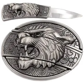 Belt Buckles Bulk Options - Tiger Knife Belt Buckle