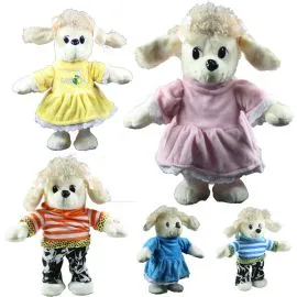 Peluches bailarines de varios estilos