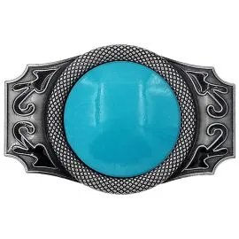 Turquoise Bead Belt Buckle