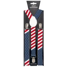 US American Flag Patriot Wholesale Suspenders