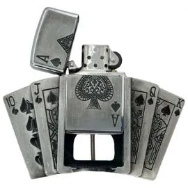 vintage design play cards buckles wholesale