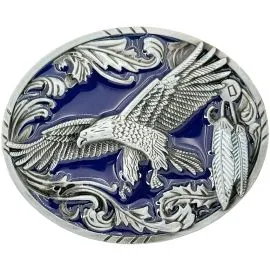 Western Turquoise Eagle Belt Buckle