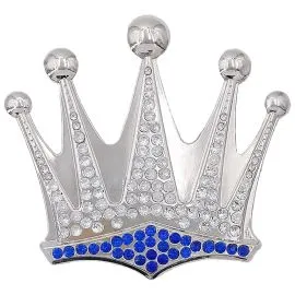 Belt Buckle Wholesale USA - White Bluestones Crown Belt Buckle