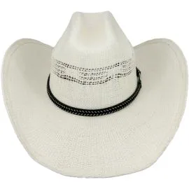 Cattleman Cowboy Hats wholesale - White and plain band