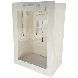 white gift box with transparent window wholesale options