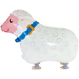 white sheep walking air pet balloons wholesale