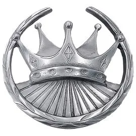 From Buckle Wholesaler - Silver Crown Shaped Belt Buckle