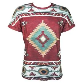 Brown Western T Shirts Wholesale Front side