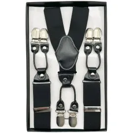 wholesale Black Suspenders in bulk for any formal or informal occasion for men