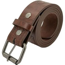 Wholesale Brown Western Belts in Bulk - Eagle Engraved Design