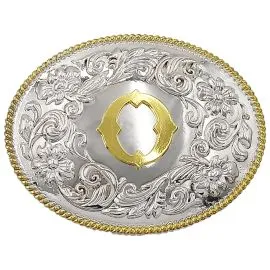 Wholesale Belt Buckles - Golden Initial O Belt Buckle