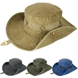 Wholesale summer hats with vintage design - blank breathable hats