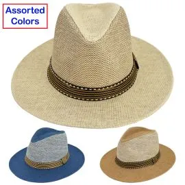 Panama Hats Wholesale - Assorted Colors