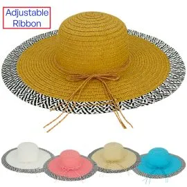 Wholesale Straw Summer Hats in Bulk - Assorted Styles