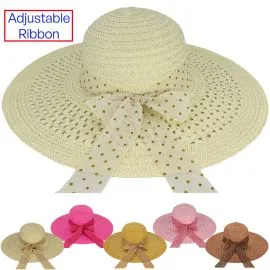 Wholesale Beach Hats with Assorted Colors - Breathable Design Mesh Band