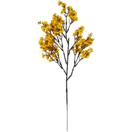 wholesale artificial flowers in bulk - yellow plastic leaves