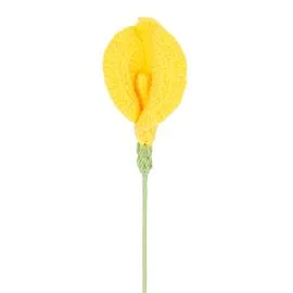 Wholesale Yellow Crochet Calla Lilies in Bulk