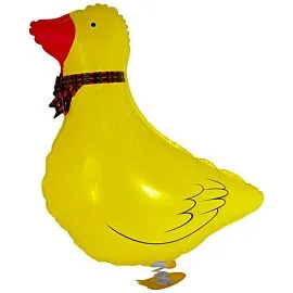 yellow duck walking air pet balloon