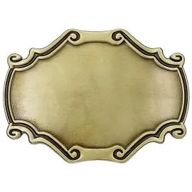 Yellow Vintage Plain Belt Buckle