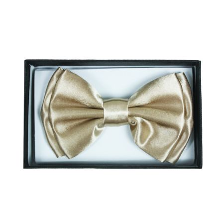 Gold metallic bow tie