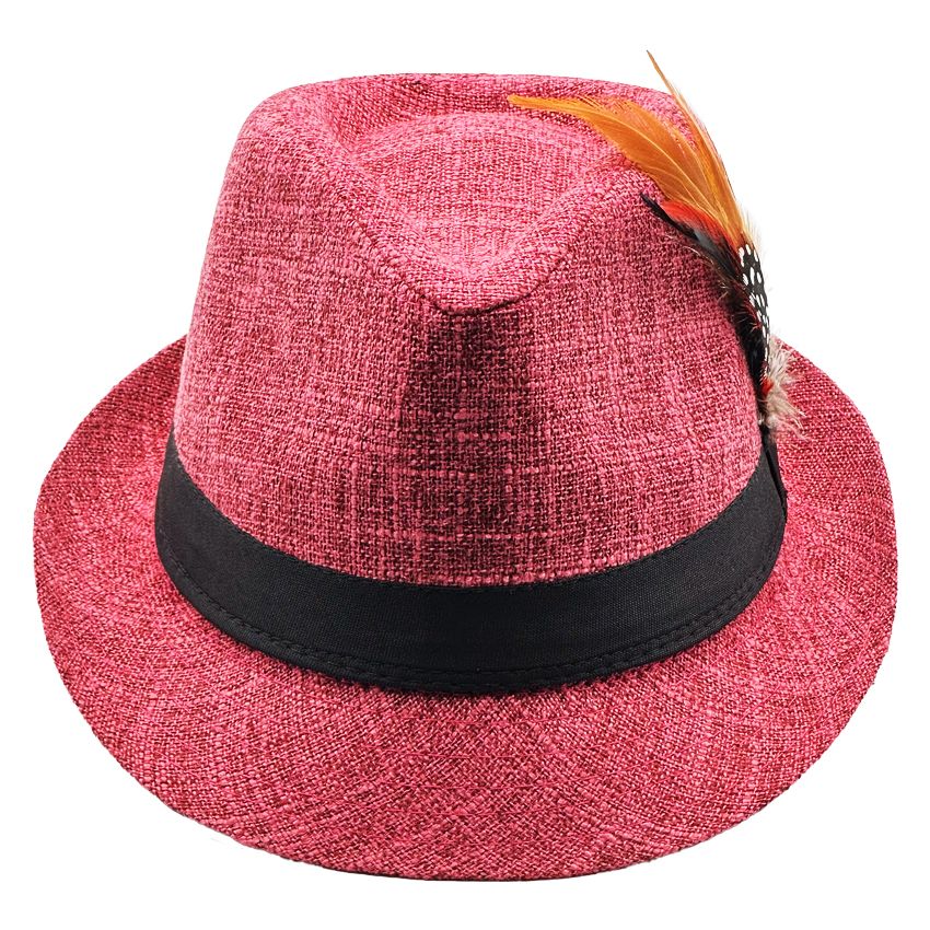 Bulk Dried Rose Adult Trilby Fedora Hat Wholesale Prices