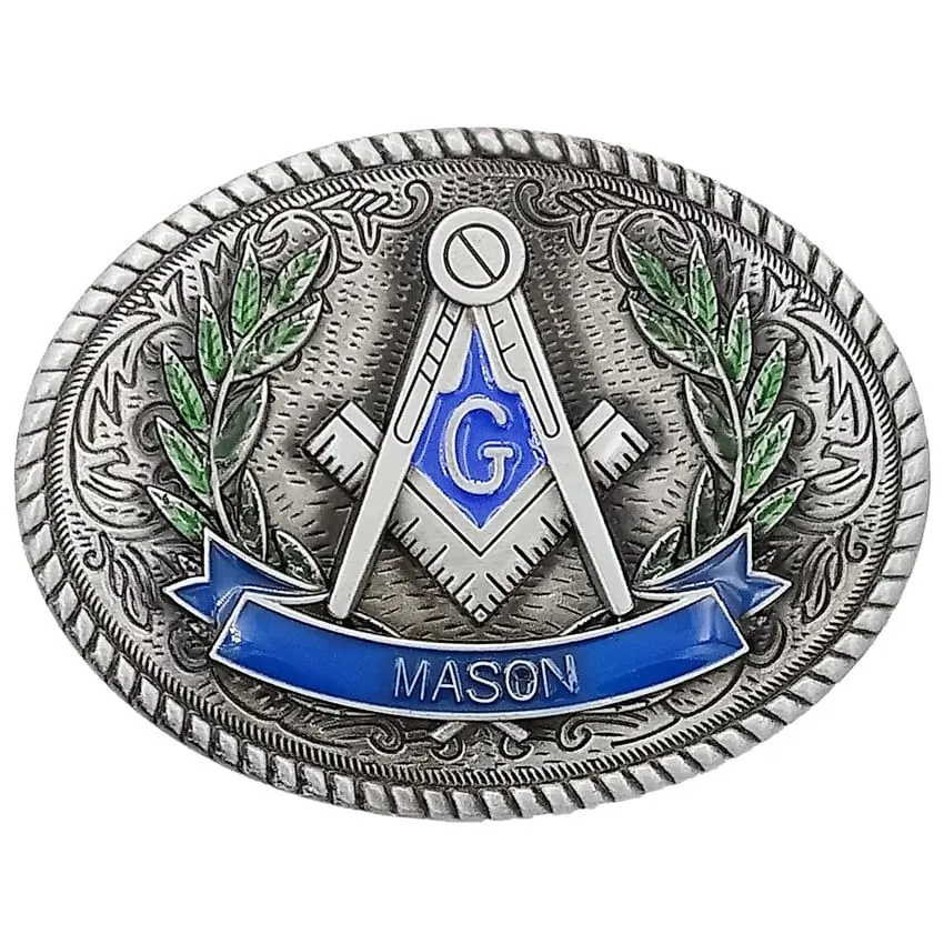 Masonic belt buckle best sale