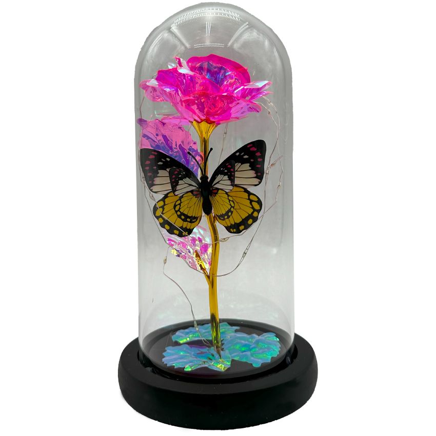 Wholesale Valentine Gifts - Light up Roses in Glass Dome