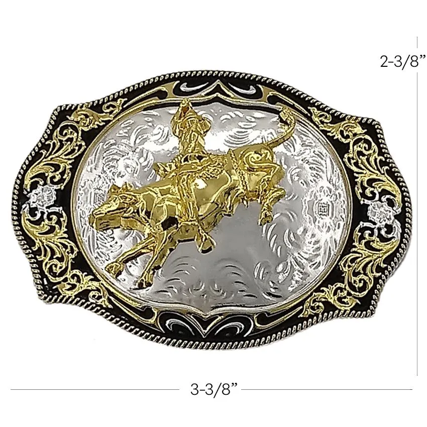 Authentic Bullriding belt buckle