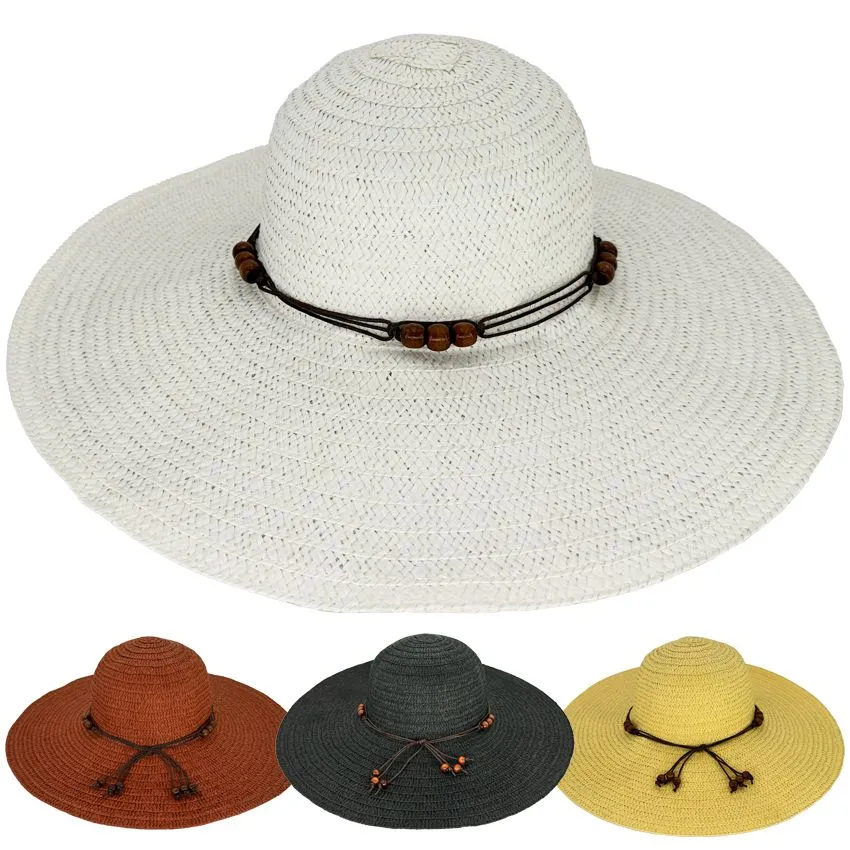 Floppy straw sun hats wholesale on sale