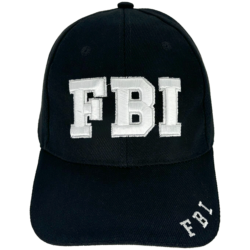 FBI Embroidered Black BASEBALL CAP