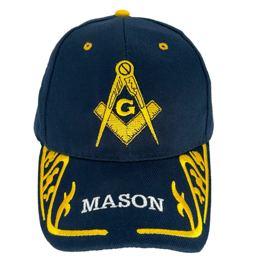 Freemason Mason Lodge Symbol Adjustable BASEBALL CAP