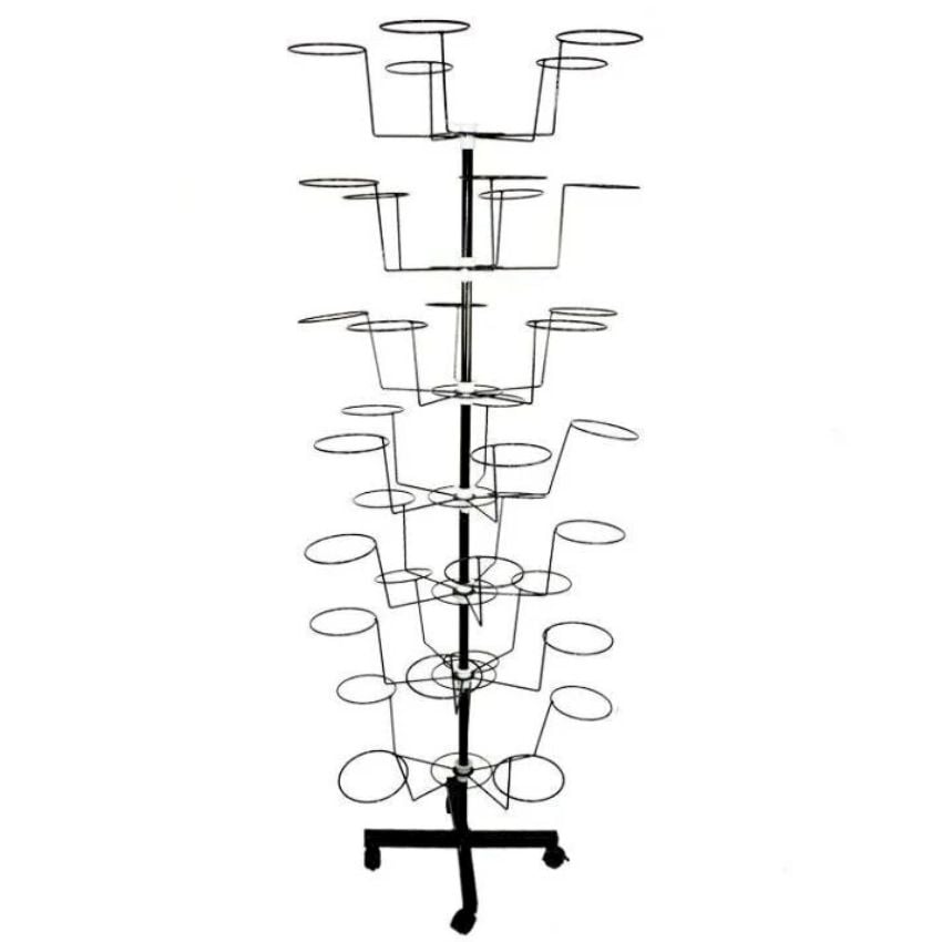 7-Tier Rotating Display Racks for HATS - Store Displays and Fixtures for Headwear