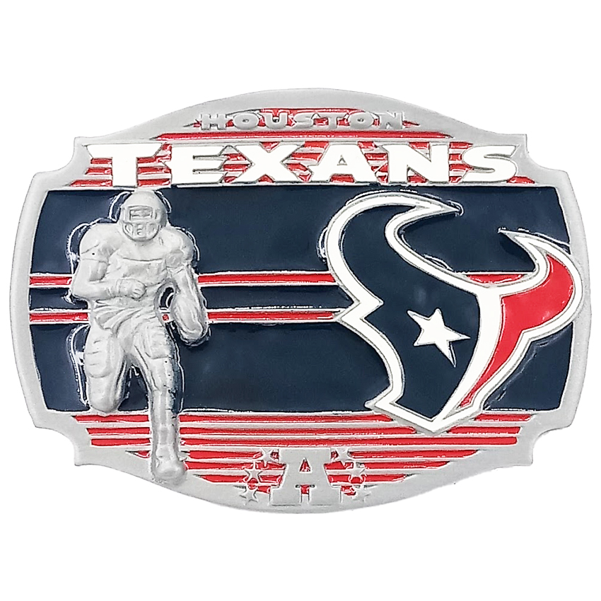 BELT BUCKLE with Houston Texans Design