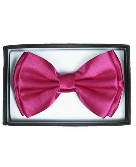 Hot Pink Color ADULT Bowtie