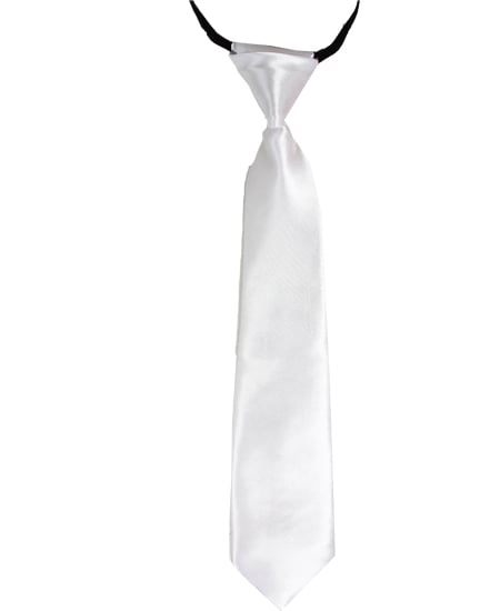 White Kid Necktie