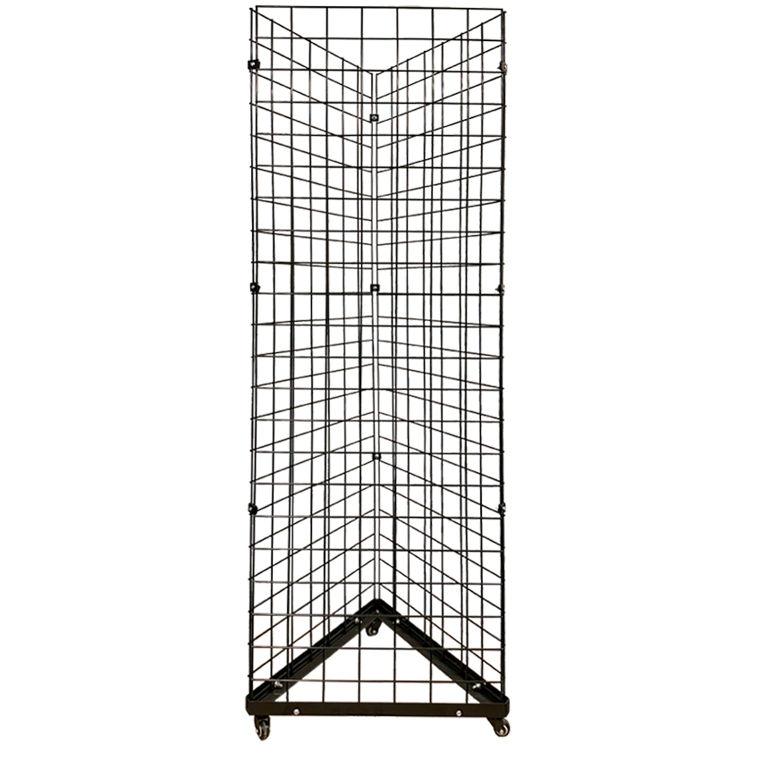 Black Triangle Wire Grid Mobile Tower