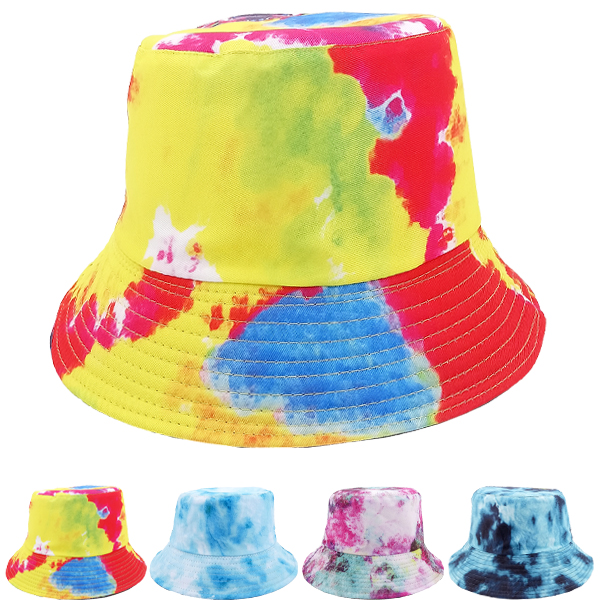 Tie-Dye Print Reversible Bucket HAT