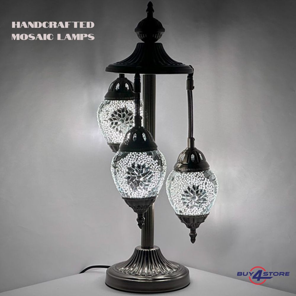 3 tier mosaic lamps