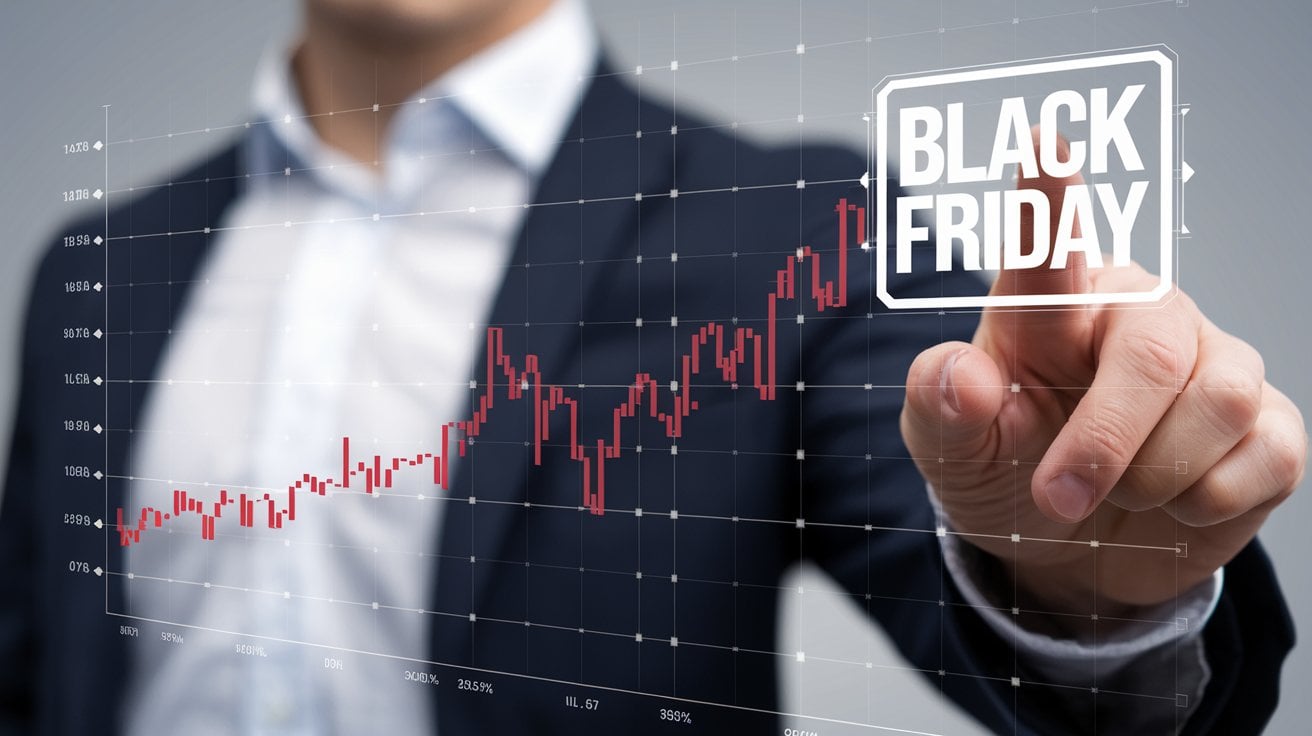 a graph showing the seasonal trends for black friday