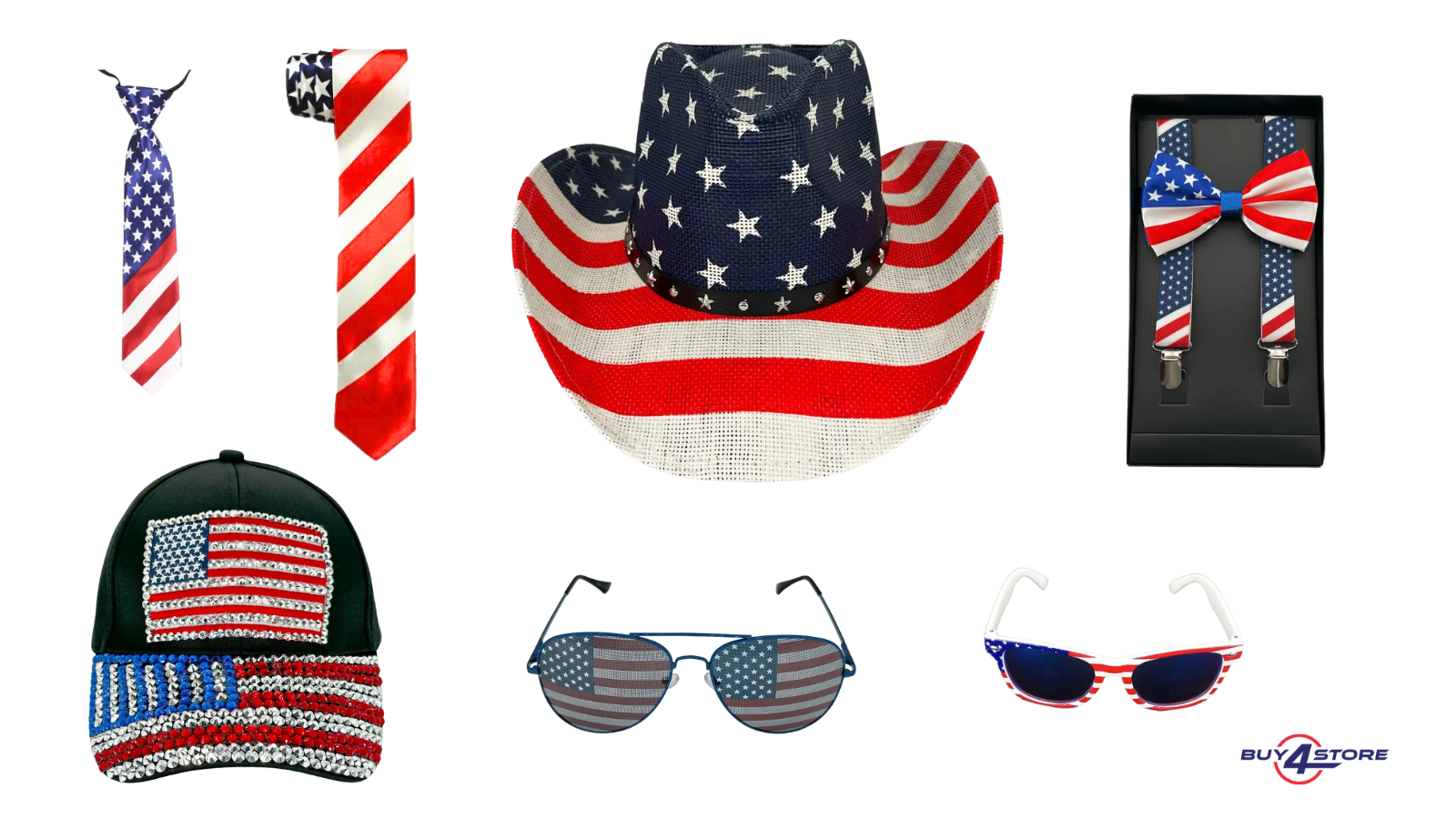 US Patriotic American flag design accessory and products