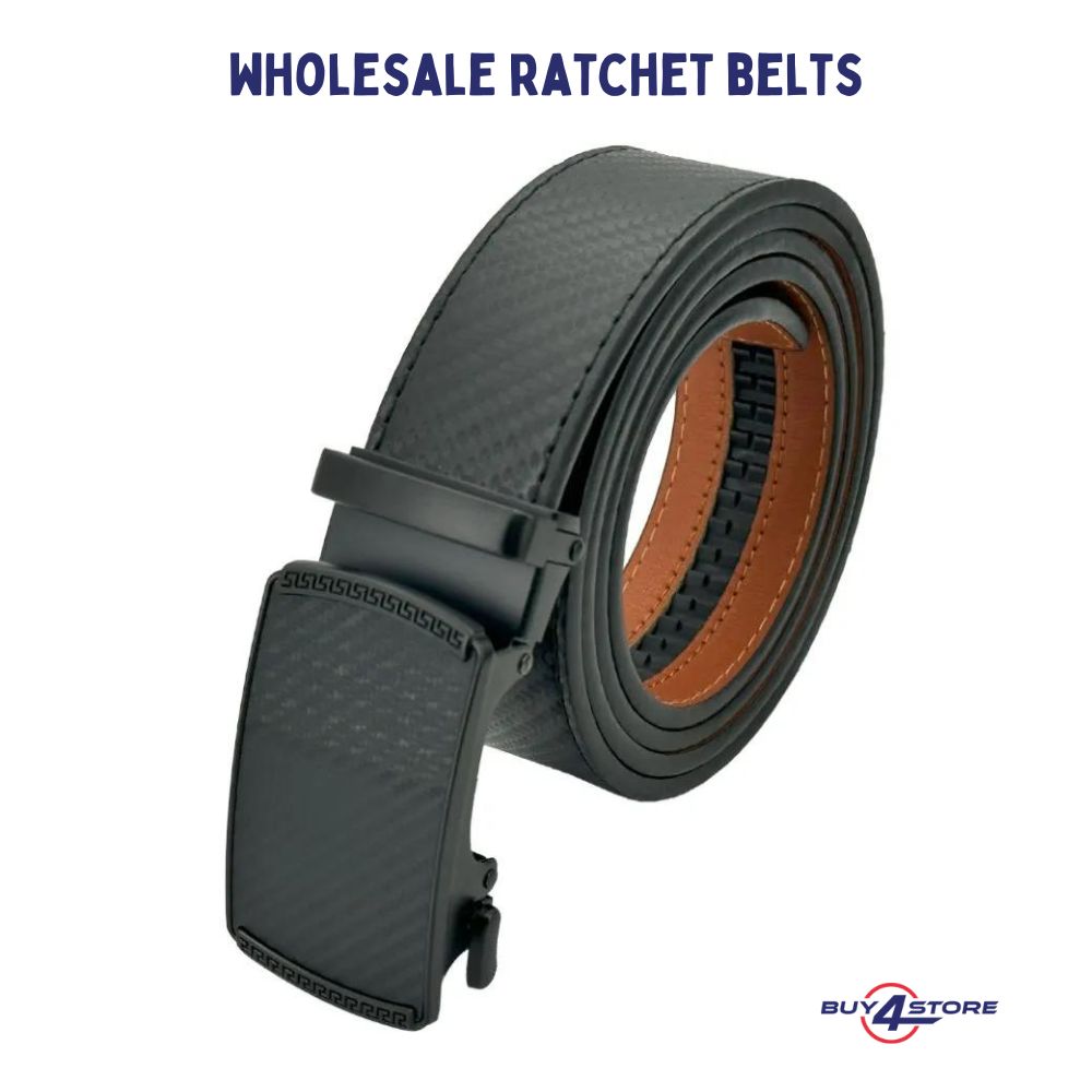 black ratchet belt with no hole