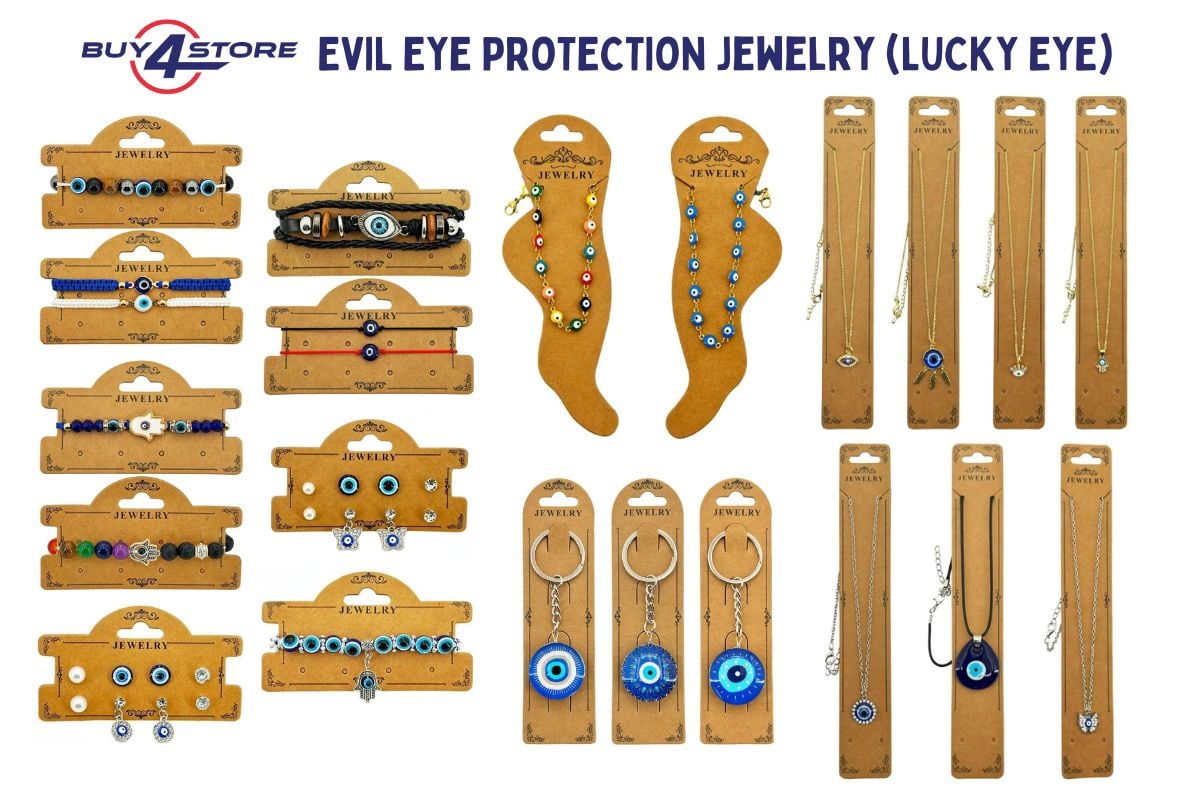 evil eye protection jewelry set by buy4store