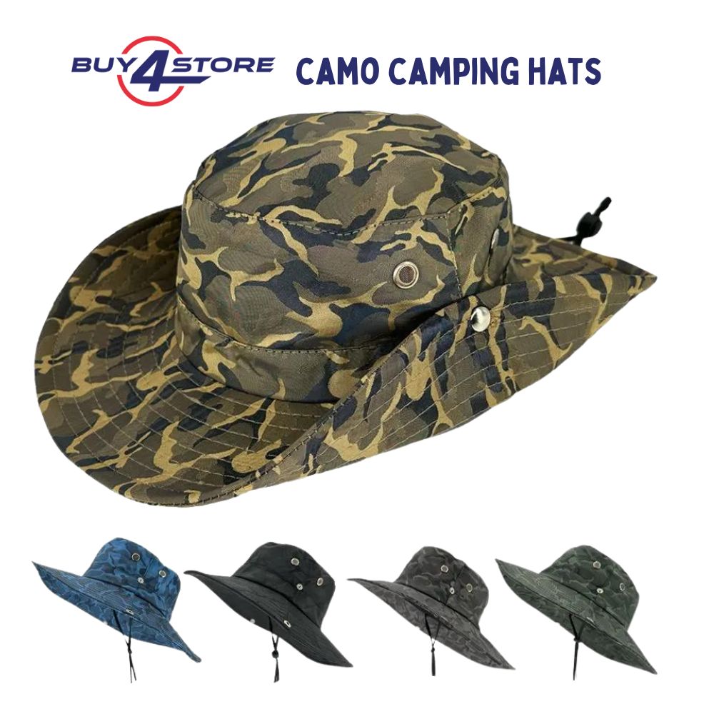 camo camping hats wholesale