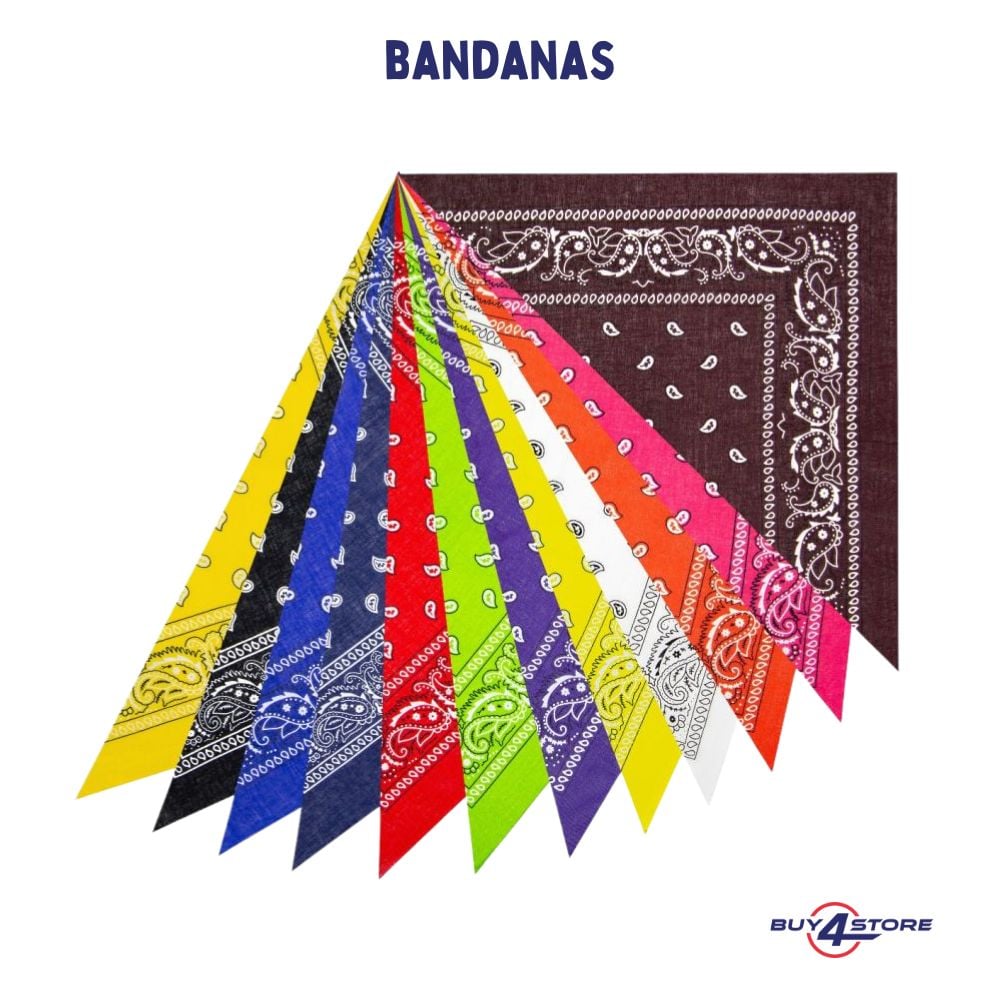 colorful mix bandana set