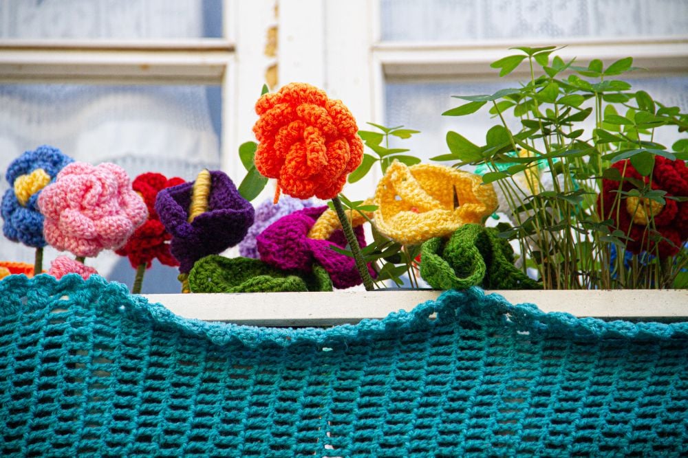 start a crochet flower business