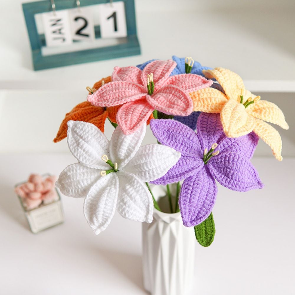 crochet lily flowers