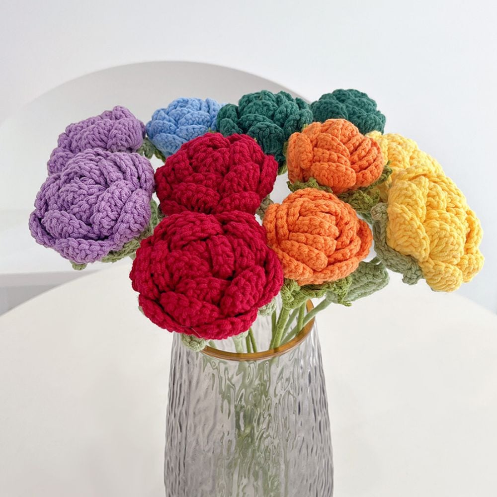 crochet roses